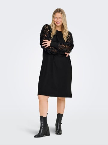 ONLY Carmakoma Sweatshirt-Kleid in Black