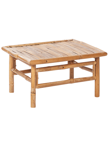 Beliani Couchtisch CERRETO in Braun - (W) 64 x (H) 20 x (L) 55 cm