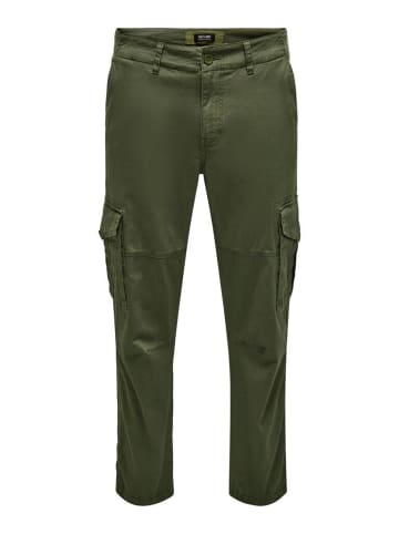 Only&Sons Hose in Olive Night