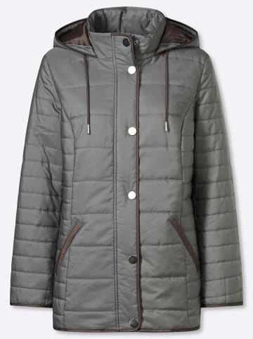 Sieh an! Steppjacke in grau