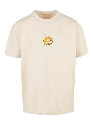 F4NT4STIC Oversize T-Shirt Die Biene Maja Kopf Motiv in sand