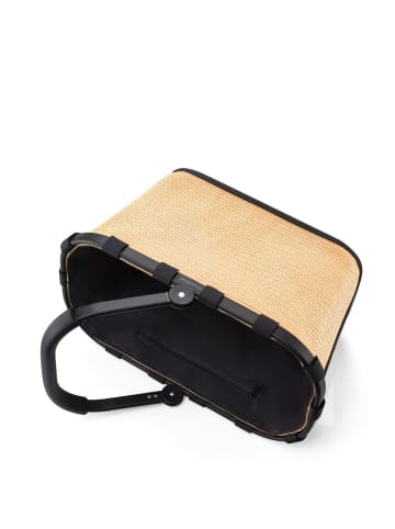 Reisenthel Carrybag - Einkaufskorb (cord dark matcha) in frame raffia black