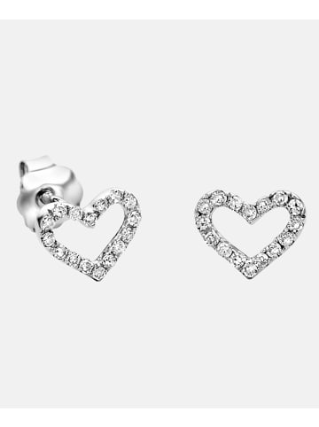 Diamant L'éternel Ohrringe aus 375 Weißgold mit Diamant