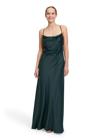 Vera Mont Abendkleid mit Wasserfallausschnitt in Dusty Slate