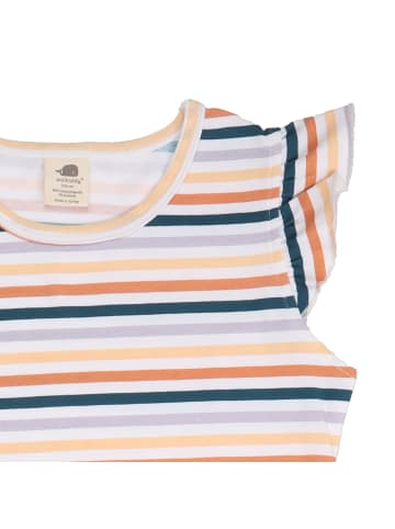 Walkiddy Kleid Colorful Stripes-Ruffle Dress