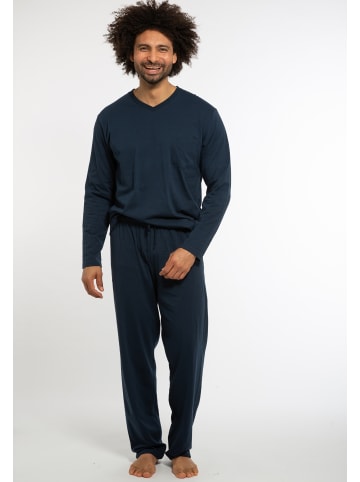 Ammann Schlafanzug Hose Mix & Match Cotton in Dunkelblau