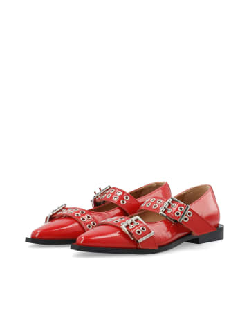 Bianco Ballerinas in Red
