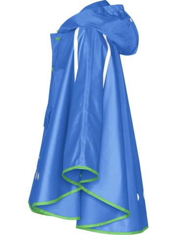 Playshoes Regenponcho faltbar in Blau