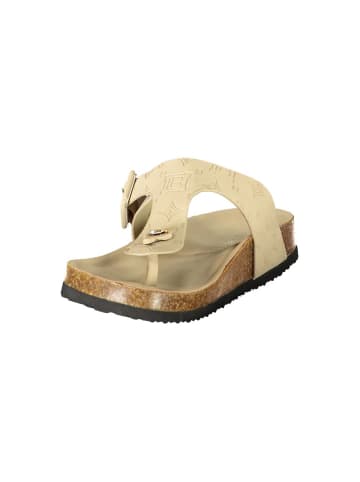 Laura Biagiotti Beige Polyurethan Damen Hausschuh