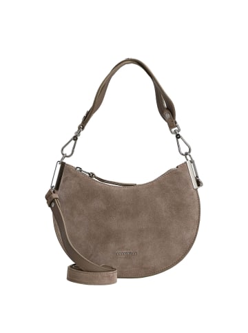 COCCINELLE Sunup Suede - Schultertasche S 24 cm (warm taupe) in warm taupe