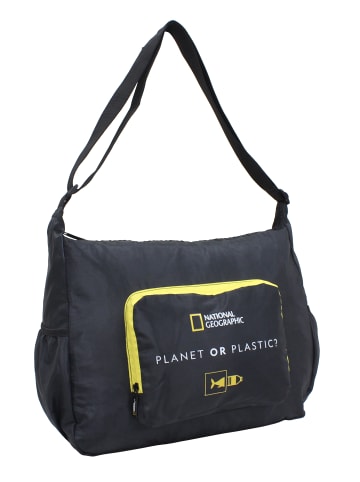 National Geographic Shopper Foldable in Schwarz