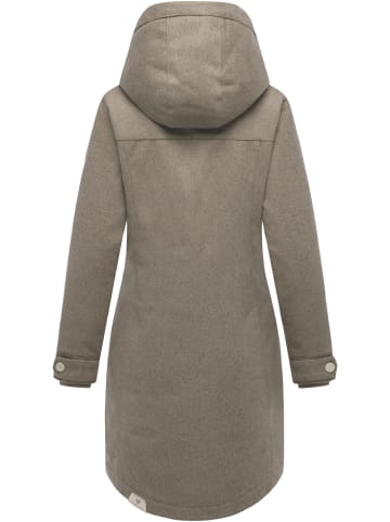 ragwear Wintermantel Jannisa Coat in Stone Brown25