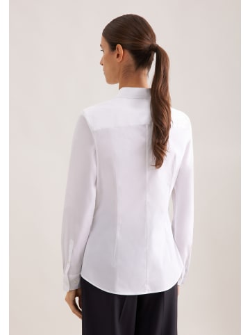 Seidensticker Hemdbluse Slim in Weiß