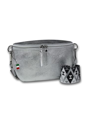 Florence Leder Gürteltasche Florence Tasche silber, mehrfarbig ca. 25cm