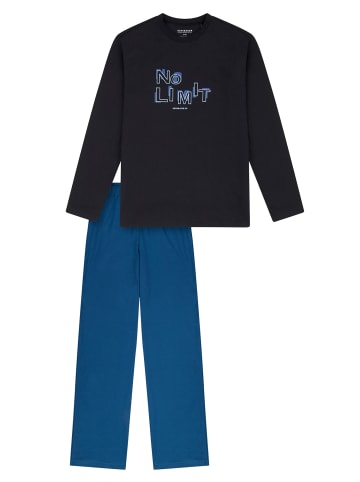Schiesser Pyjama Nightwear in navy
