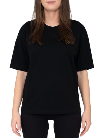 Reichstadt Reichstadt Regular Fit T-Shirt Damen Shoulder Drop 25RSW071 Black 3XL