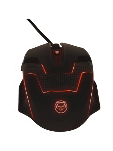 COFI 1453 Qware Gaming Maus – Eugene Modell mit 6 programmierbaren Tasten in Schwarz