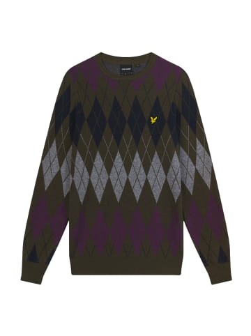 Lyle & Scott Strickpullover in Olivgrün