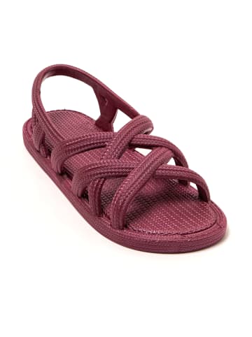 Brasileras Sandalen "Ankara" in Granatrot