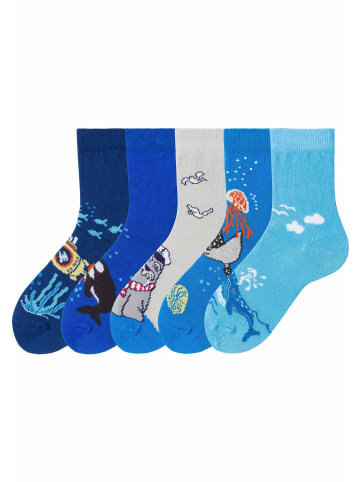 H.I.S Socken in 5x bunt-gemustert