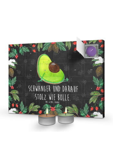 Mr. & Mrs. Panda Duftkerzen Adventskalender Avocado Schwangersch... in Kreidetafel