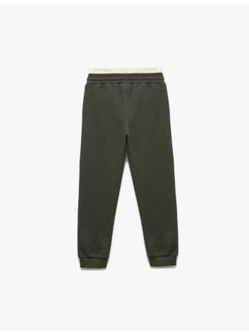 KOTON SWEAT BOTTOMS in Khaki
