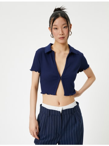 KOTON T-shirt in Marineblau