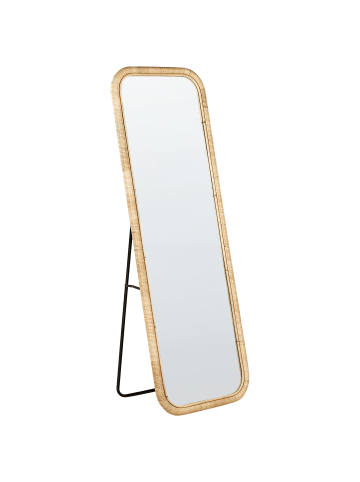 Beliani Standspiegel MALANGE in /Schwarz - (W) 50 x (H) 150 x (L) 3 cm