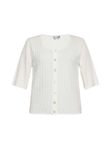 Usha Damen Cardigan in Wollweiss