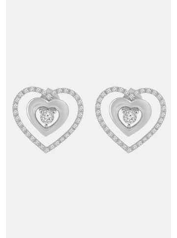 Diamant Exquis Ohrringe aus 375 Weißgold mit Diamant