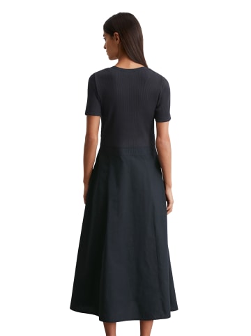 Marc O'Polo Geripptes Jerseykleid fitted in Dark Navy
