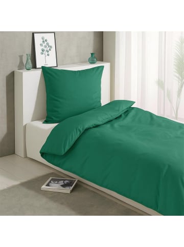 Traumschlaf Bettwäsche Pure in dunkelgrün