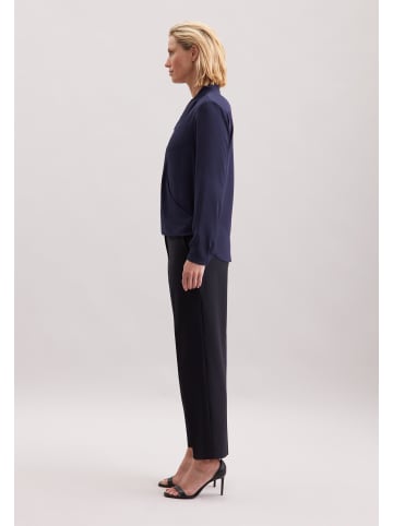 Seidensticker Wickelbluse Regular in Dunkelblau