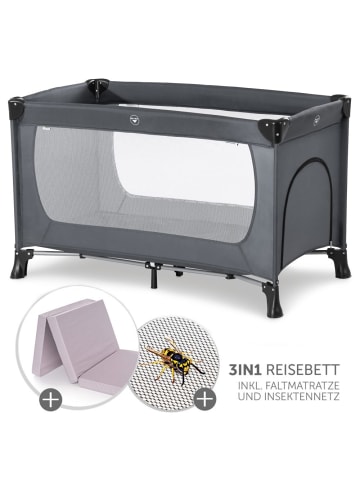 Hauck Reisebett Set Dream'n Play Plus inkl. Reisebett in grau