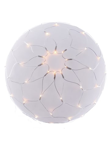 MARELIDA LED Lichternetz für Buchsbaum mit Blinkfunktion D: 50cm in transparent