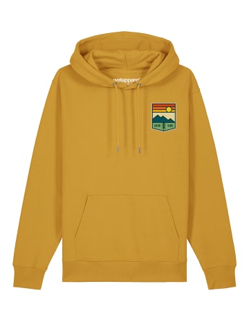 wat? Apparel Sweatshirt Good Vibe in Ochre