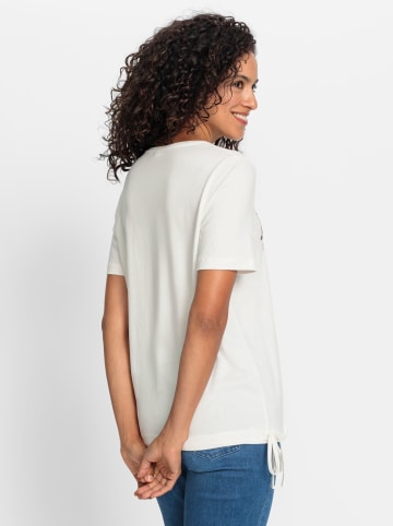 WITT WEIDEN Kurzarmshirt in ecru-bedruckt