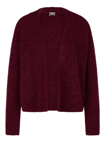 Rabe Strickjacke in Dunkelrot