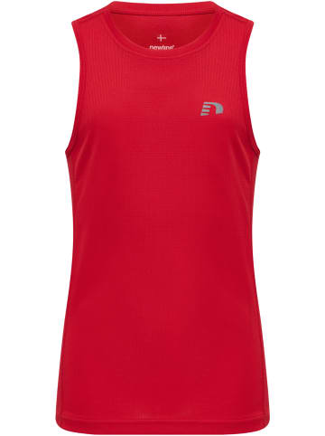 Newline T-Shirt S/L Kids Core Running Singlet in TANGO RED