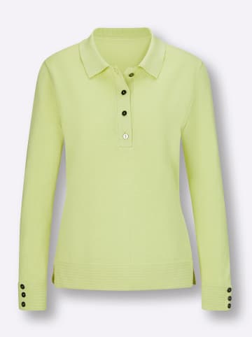 creation L Polopullover in pistazie