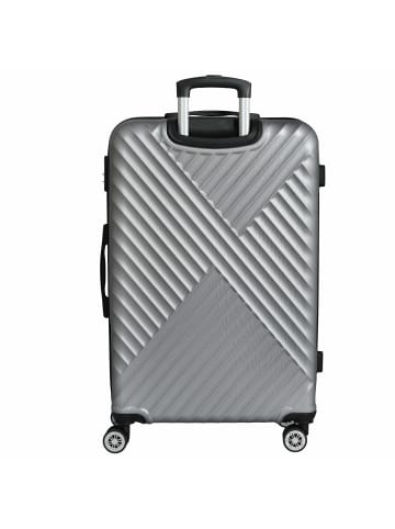 Paradise by CHECK.IN Kingston - 4-Rollen-Trolley 77 cm (lila) in silber
