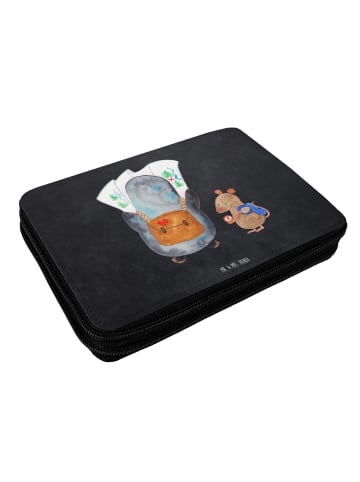 Mr. & Mrs. Panda Bleistiftetui Pinguin & Maus Wanderer ohne Spruch in Kreidetafel