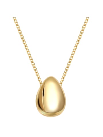 Glanzstücke München Kette Tropfen aus Sterling Silber in gelbgold