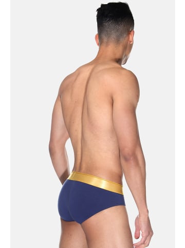 Oboy Slip GOLD in navy