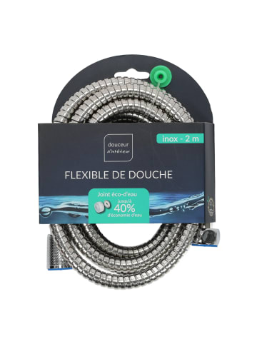 Douceur d’Intérieur Duschschlauch aus Edelstahl HYDRO in Silber, 200 cm