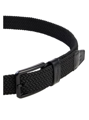 Camel Active Flechtgürtel mit Stretchfunktion in Schwarz