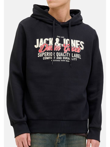 Jack & Jones Sweatshirt / Hoodie Logo in Schwarz