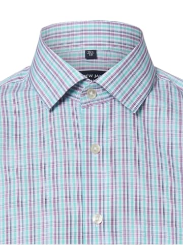 Andrew James Hemd in aubergine mint - 0009