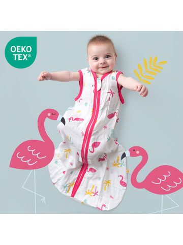 Schlummersack Musselin Babyschlafsack, 0.5 TOG in Pink