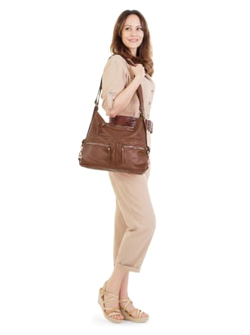 Samantha Look Shopper echt Leder in cognac